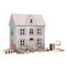 Maison de poupée Little Dutch en bois FSC, toit rose et blanc