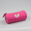 Trousse peluche Diddl de la marque Kontiki, trousse douce et zippée