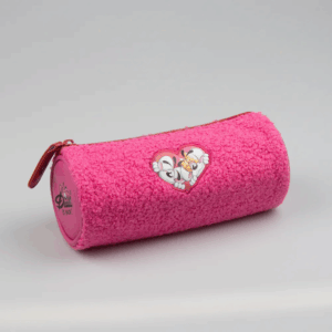 Trousse peluche Diddl de la marque Kontiki, trousse douce et zippée