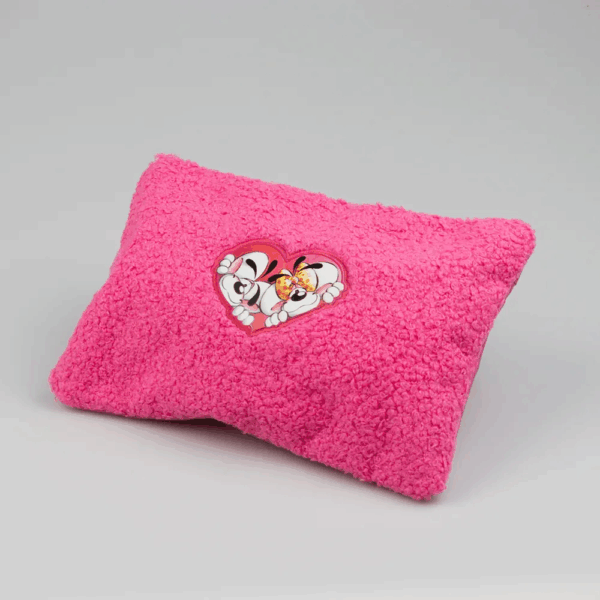 Pochette peluche Diddl de Kontiki zippée, motif douceur Diddl