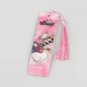 marque page diddl musicien rose