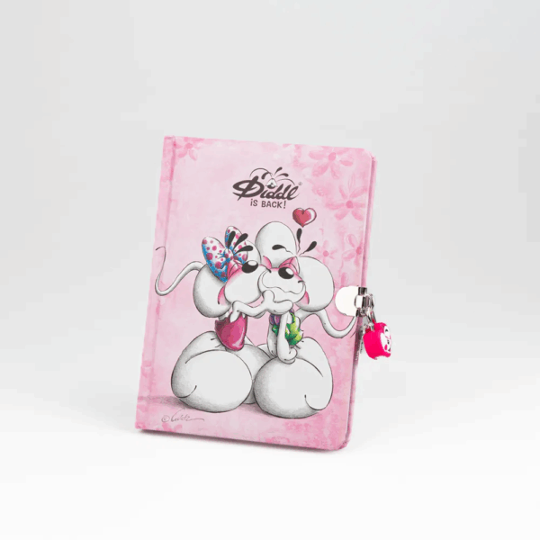 Journal secret Diddl, couverture illustrée avec motif Diddl
