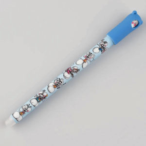 Stylo Twist effaçable Diddl décoré, vue de face