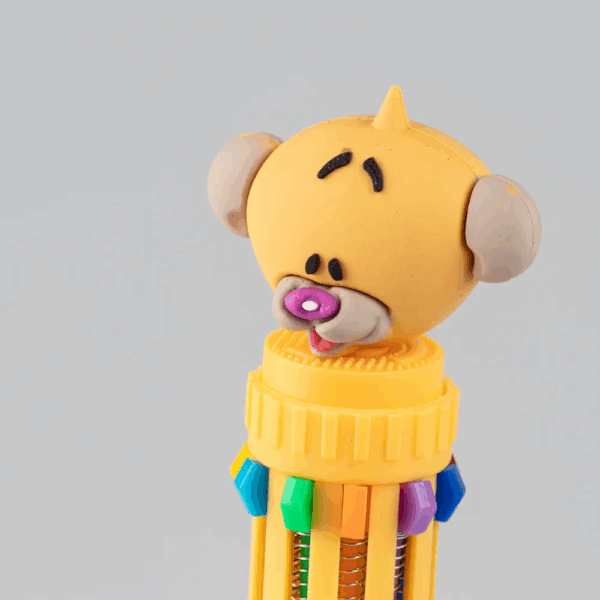 Stylo 3D 10 couleurs Pimboli – vue de face