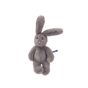Peluche lapin Moulin Roty Louison gris 23 cm collection Arthur et Louison