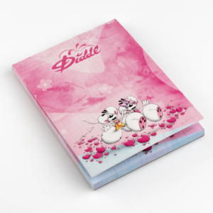 Bloc parfumé A6 Diddl Rose cœur collection MID Diddl Printemps 2026