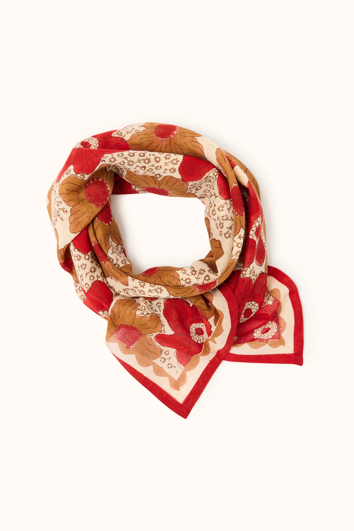 Foulard Apaches Collections Zinnia Fiesta coton grand