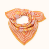 Foulard Apaches Collections Pâquerette Orange petit coton
